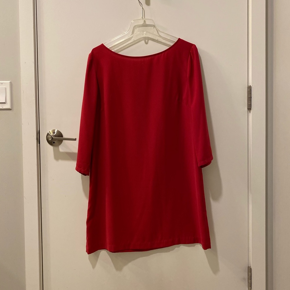 Leith pink shift dress